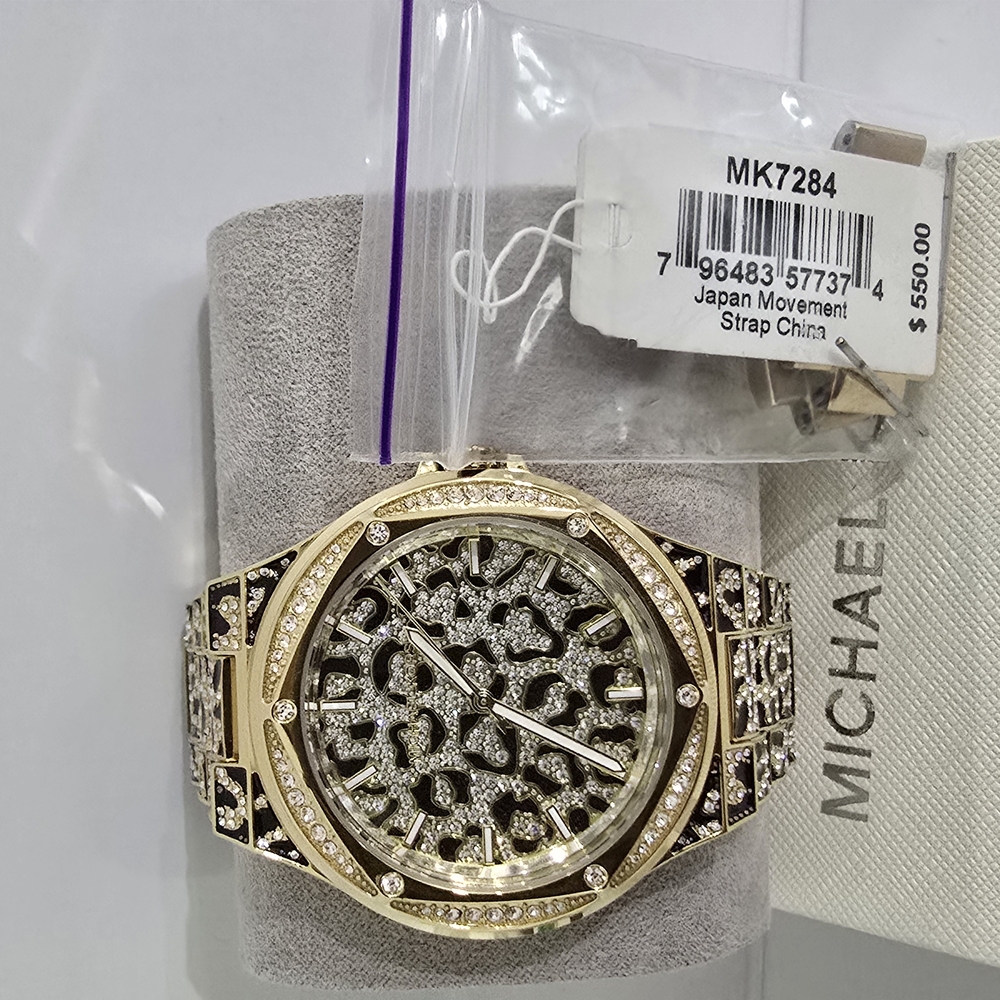 Michael Kors Gold and Black Women's Watch